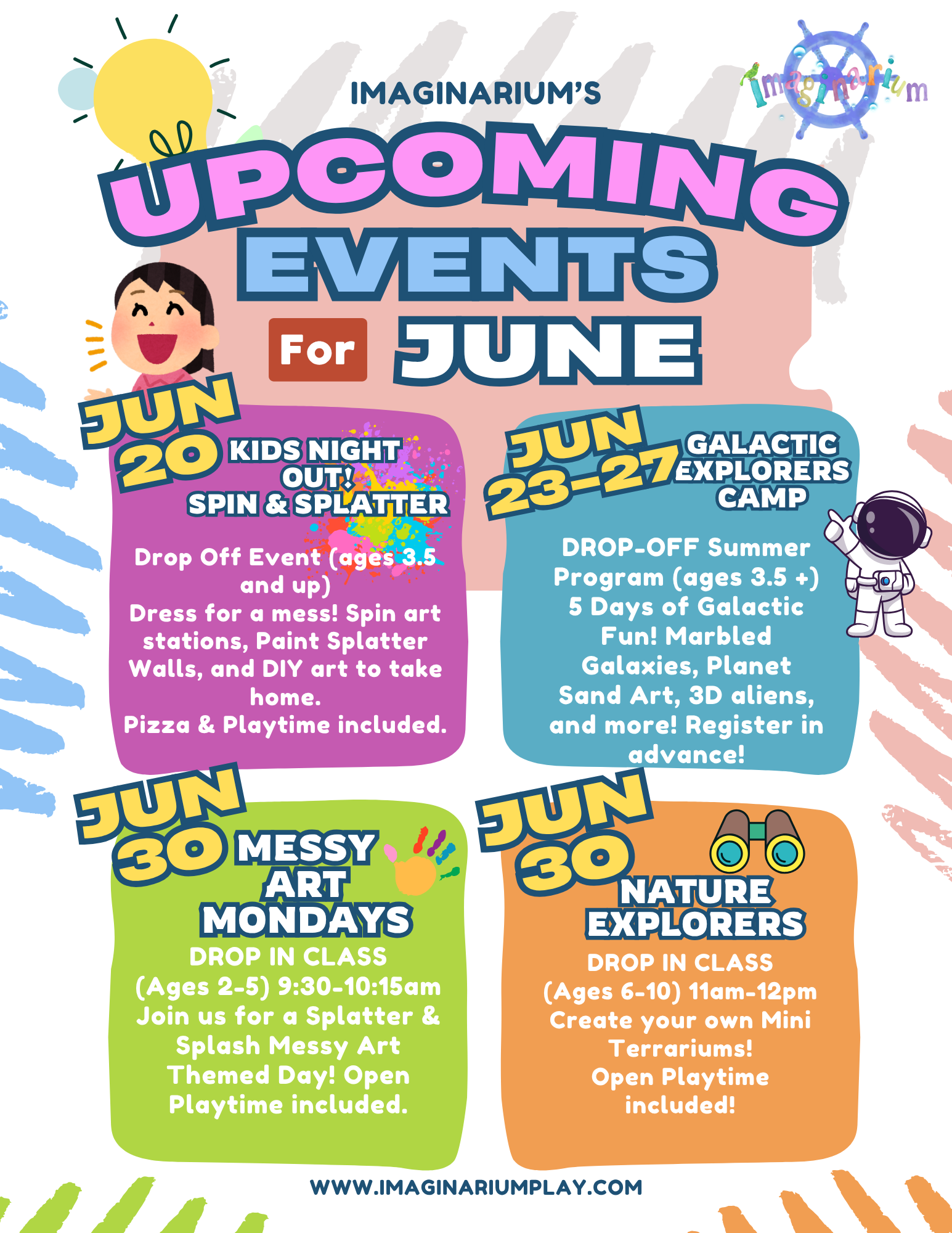 Upcoming Events Imaginarium